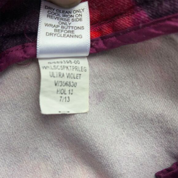 Banana Republic Women's Floral Skinny Ankle Pants Multicolor Size 0 - Picture 10 of 10